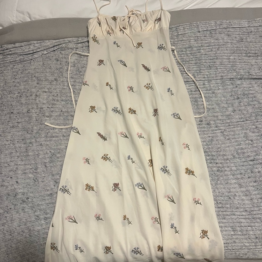 Floral Embroidered Maxi Dress